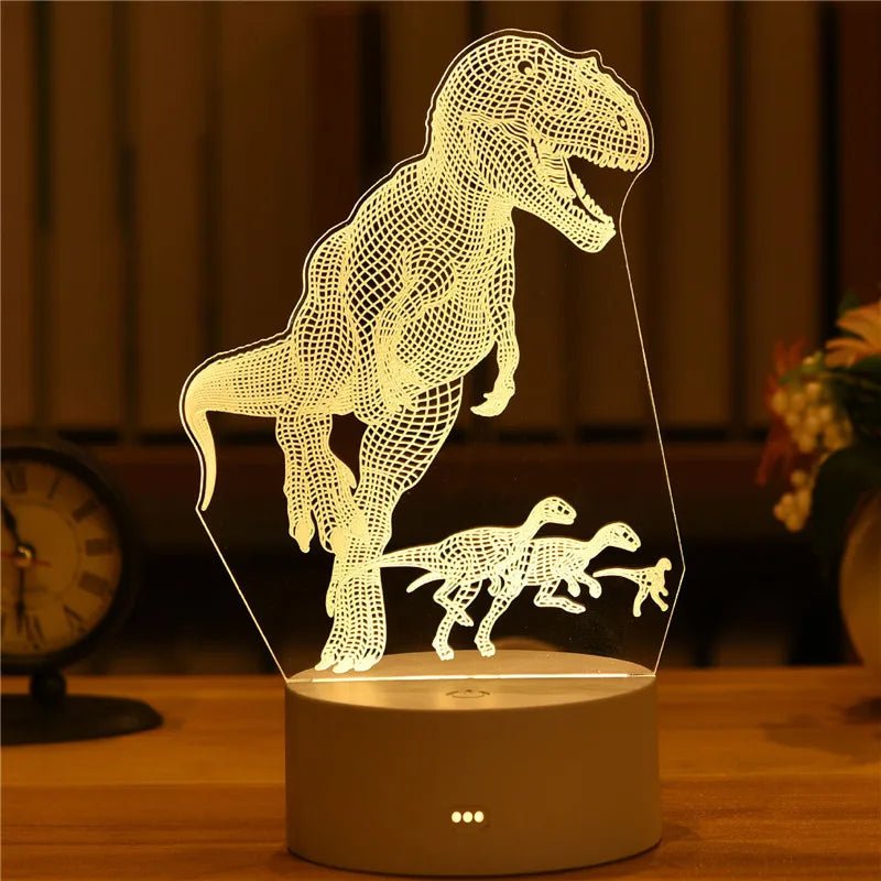 Acrylic 3D Lamp USB LED Night Light - Casatrail.com