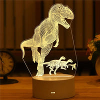 Thumbnail for Acrylic 3D Lamp USB LED Night Light - Casatrail.com