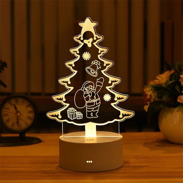 Acrylic 3D Lamp USB LED Night Light - Casatrail.com