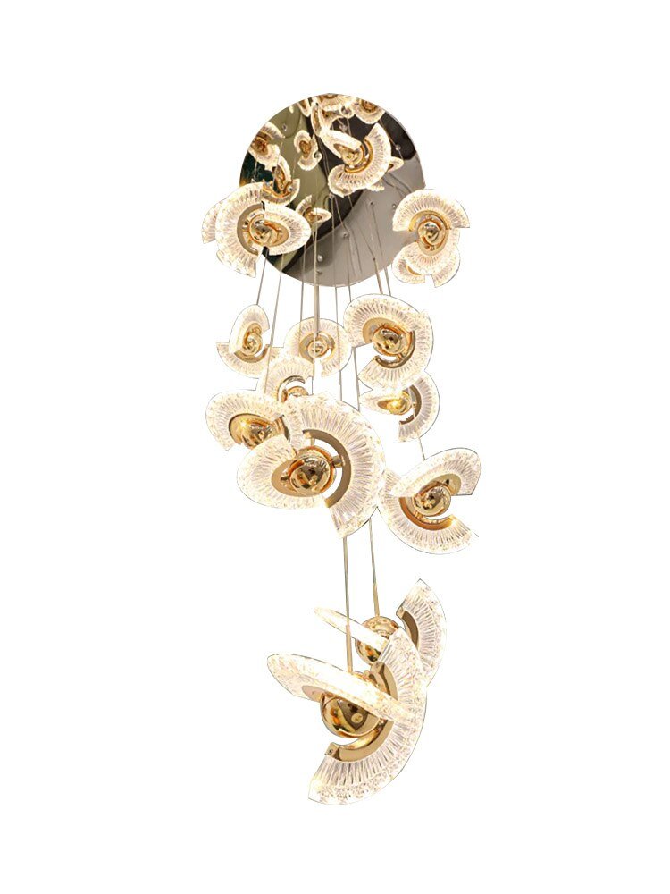 Acrylic Design LED Modern Gold Chandelier - Casatrail.com