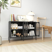Thumbnail for Metal Sideboard Cabinet With 4 Glass Door