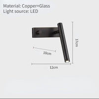 Thumbnail for Adjustable Copper Wall Reading Lamp for Living Room - Casatrail.com