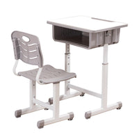 Thumbnail for Adjustable Kid Study Desk with Table and Chairs Set - Casatrail.com