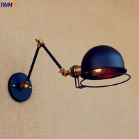 Thumbnail for Adjustable Swing Long Arm Wall Lamp Vintage Industrial Style - Casatrail.com