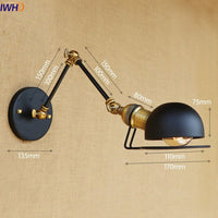 Thumbnail for Adjustable Swing Long Arm Wall Lamp Vintage Industrial Style - Casatrail.com