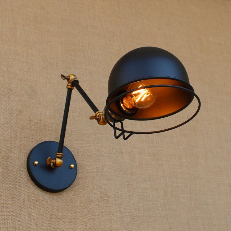 Adjustable Swing Long Arm Wall Lamp Vintage Industrial Style - Casatrail.com