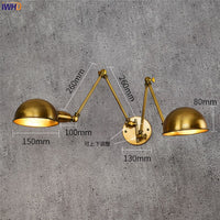 Thumbnail for Adjustable Vintage Wall Light Fixtures With 2 Heads - Casatrail.com