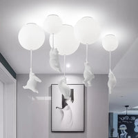 Thumbnail for Adorable Cartoon Bear Pendant Lights for Children's Room - Casatrail.com