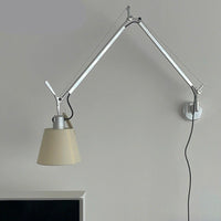 Thumbnail for Aluminum Modern Adjustable Wall Lamp with Foldable Long Swing Arm for Bedside Study Reading - Casatrail.com