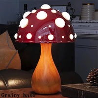 Thumbnail for Amanita Mushroom Lamp with LED Tricolored Bulb - Casatrail.com