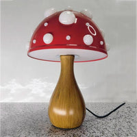 Thumbnail for Amanita Mushroom Lamp with LED Tricolored Bulb - Casatrail.com