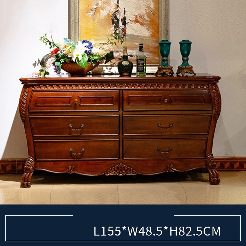 American Retro Solid Wood Chest of Drawers - Casatrail.com