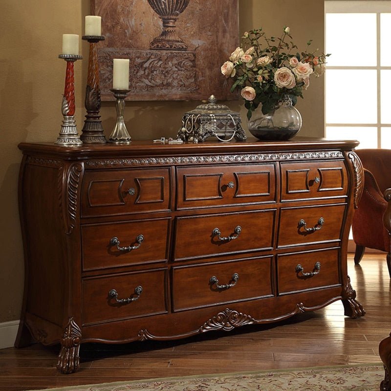 American Retro Solid Wood Chest of Drawers - Casatrail.com