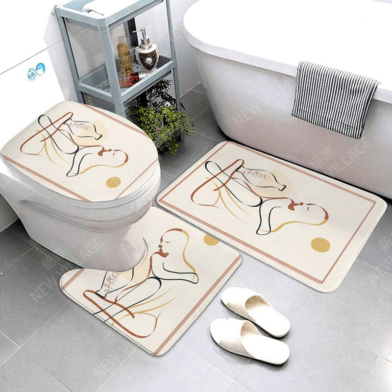 Anti - Slip Decorative Bathroom Bath Mat - Casatrail.com
