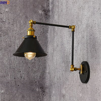 Thumbnail for Antique Vintage LED Wall Lamp With Adjustable Swing Long Arm - Casatrail.com