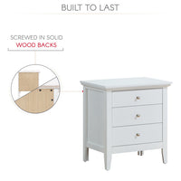 Thumbnail for Elegant White Casual Nightstand