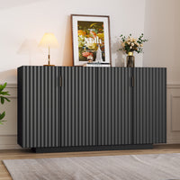 Thumbnail for Wave Doors, Ample Storage Space, Sideboard