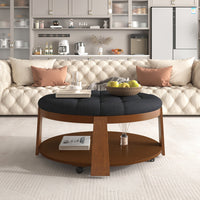 Thumbnail for Round Footstool Coffee Table