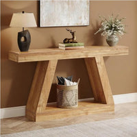 Thumbnail for 55-Inch Rustic Sofa Table With Storage