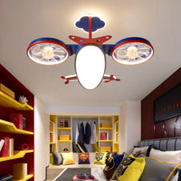 Thumbnail for Cartoon Airplane Fan Lights In Children's Room
