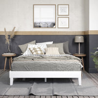 Thumbnail for Nix - Queen Platform Bed - White