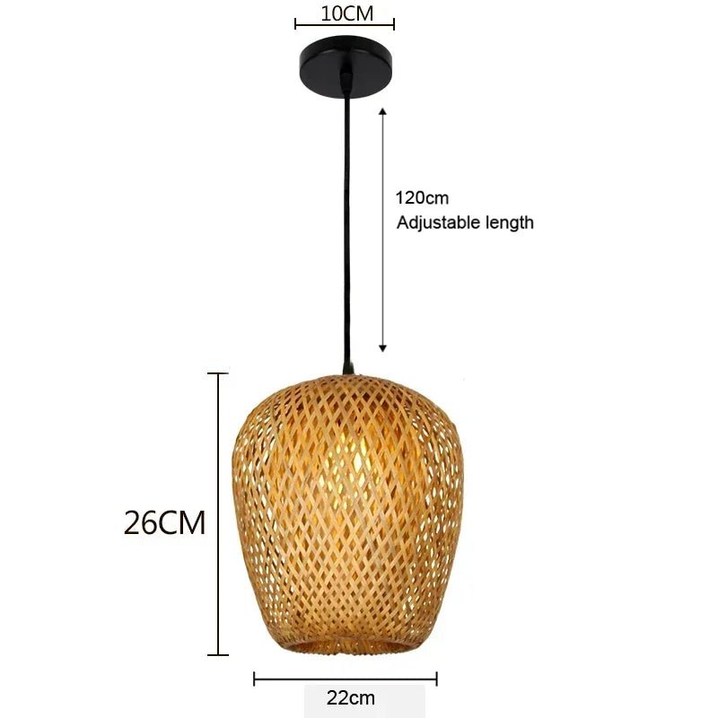 Bamboo Pendant Ceiling Light - Casatrail.com