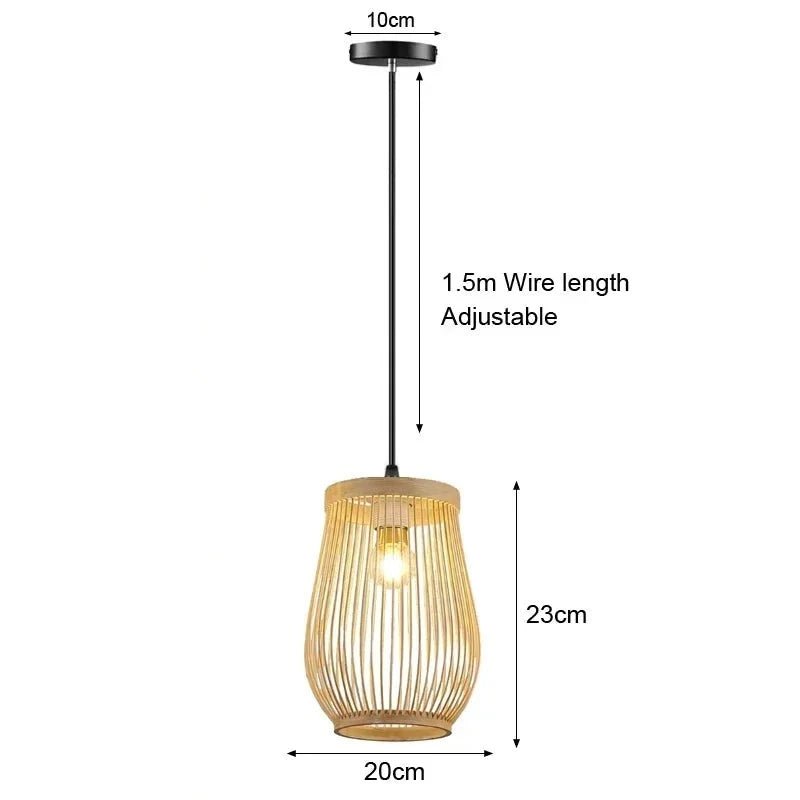 Bamboo Pendant Ceiling Light - Casatrail.com