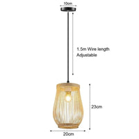 Thumbnail for Bamboo Pendant Ceiling Light - Casatrail.com