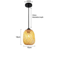 Thumbnail for Bamboo Pendant Ceiling Light - Casatrail.com