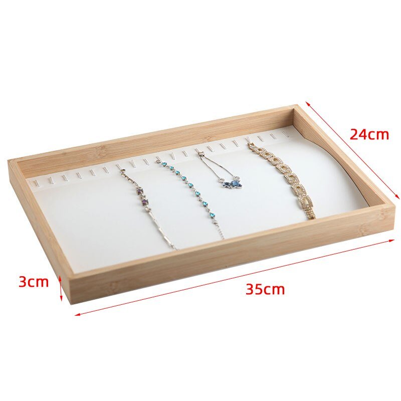 Bamboo Pendant Necklace Display Tray - Casatrail.com