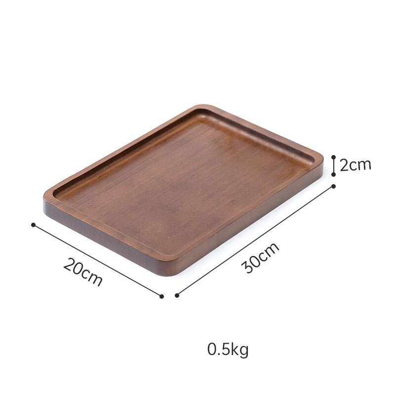 Bamboo Tray with Metal Handle - Casatrail.com