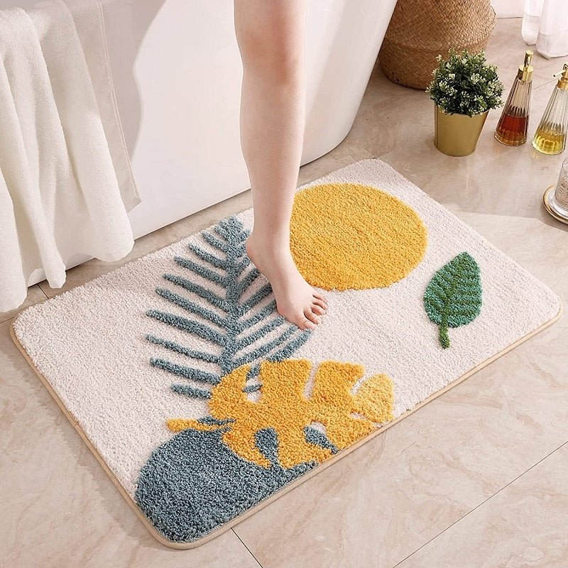 Bathroom Rugs - Non - Slip and Soft Microfiber - Casatrail.com