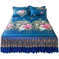 Thumbnail for Bed Skirt Style Bedspread Lace Set - Casatrail.com