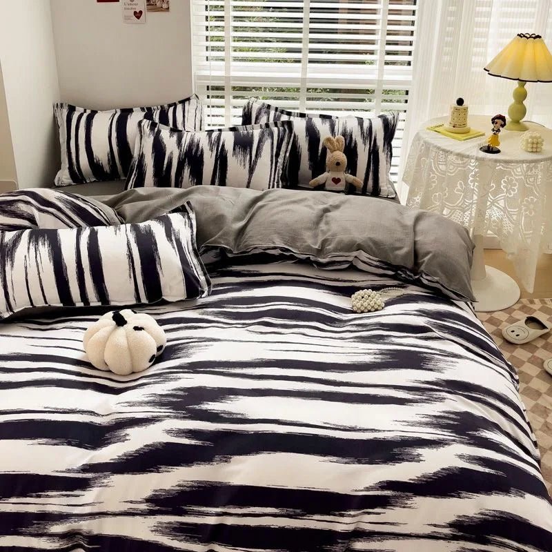 Bedding Set - Duvet Cover, Flat Sheet, Quilt Cover With Pillowcase - Casatrail.com