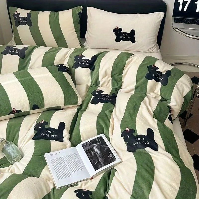 Bedding Set - Duvet Cover, Flat Sheet, Quilt Cover With Pillowcase - Casatrail.com