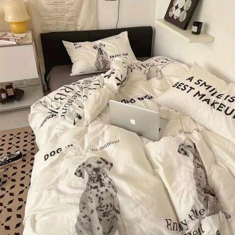 Bedding Set - Duvet Cover, Flat Sheet, Quilt Cover With Pillowcase - Casatrail.com