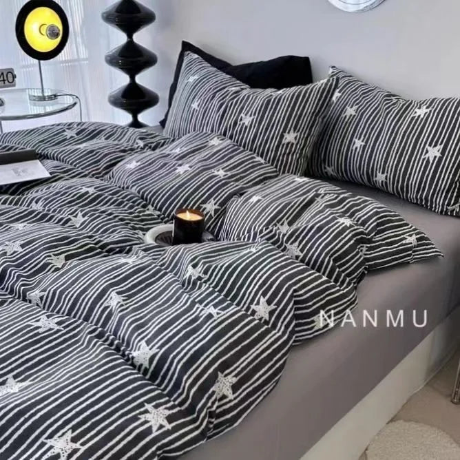 Bedding Set - Duvet Cover, Flat Sheet, Quilt Cover With Pillowcase - Casatrail.com