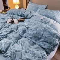 Thumbnail for Bedding Set with Euro Geometric Design - Casatrail.com