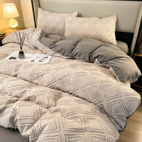 Thumbnail for Bedding Set with Euro Geometric Design - Casatrail.com