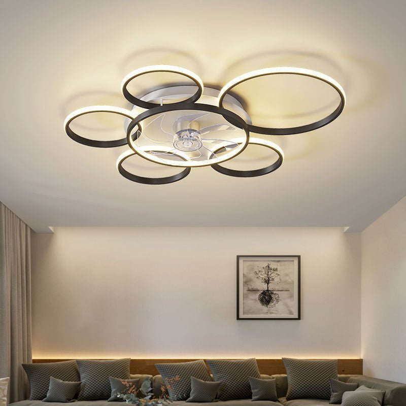 Bedroom Ceiling Fan Light with Ceiling Suction - Casatrail.com