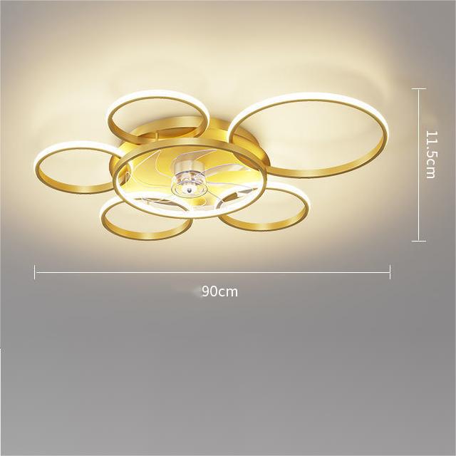 Bedroom Ceiling Fan Light with Ceiling Suction - Casatrail.com