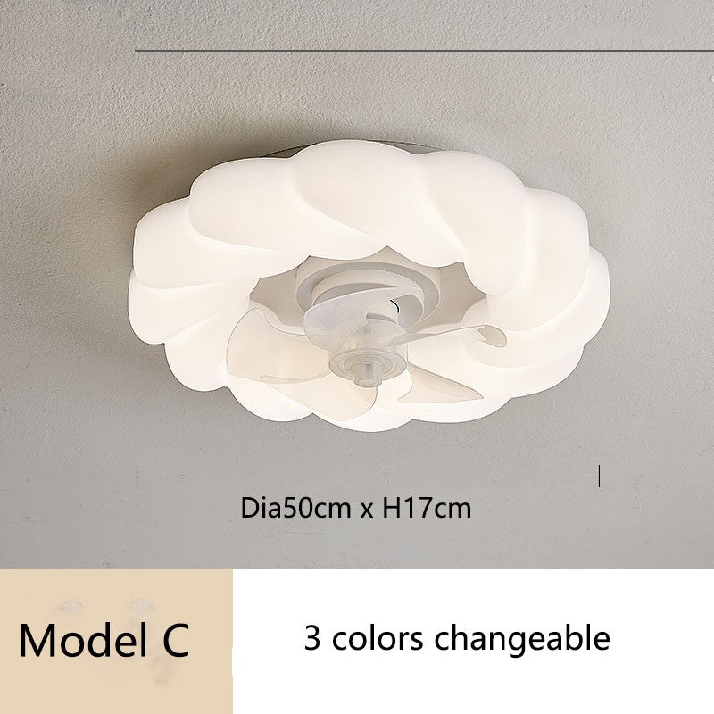 Bedroom LED Ceiling Silent Fan Light - Casatrail.com