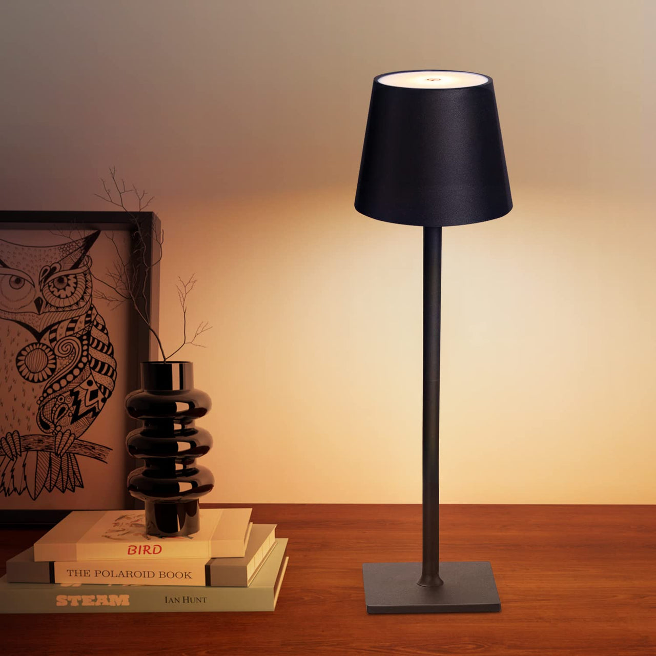 Bedroom Table Lamp With Wireless Charging - Casatrail.com