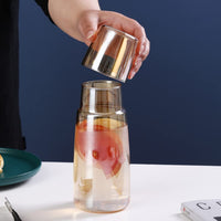 Thumbnail for Bedside Carafe with Glass Cup Set - Night Water Pitcher - Bedroom/Guest Room Decor - Casatrail.com