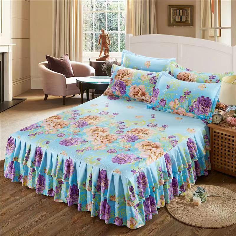 Bilateral Bed Skirt with Simmons Bed Cover - Casatrail.com