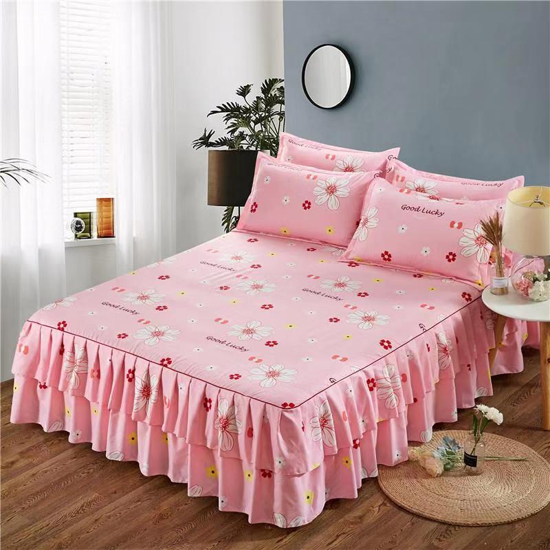 Bilateral Bed Skirt with Simmons Bed Cover - Casatrail.com