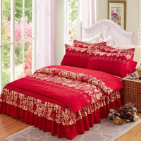 Thumbnail for Bilateral Bed Skirt with Simmons Bed Cover - Casatrail.com