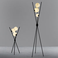 Thumbnail for Black Floor Lamp and 3D Moon Lamp Shade - Casatrail.com