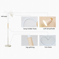 Thumbnail for Black LED Floor Lamp Dimmable Adjustable for Dining and Reading - Casatrail.com