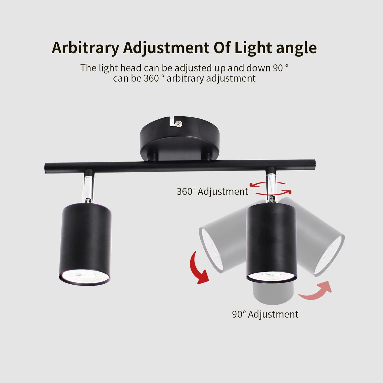 Black LED Track Light - Casatrail.com